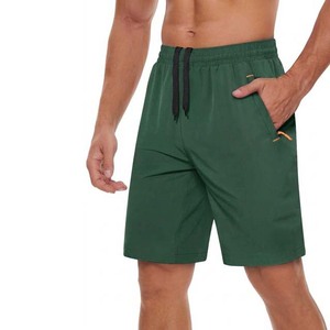 Pantalones Cortos Deportivos Casuales para Hombre, Color Azul Marino, de Secado Rápido, con Cordón y Bolsillos, Cintura Media, Tejido de Poliéster - Product Image 5