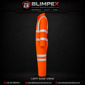 Combinaison de travail en coton de haute qualité avec logo personnalisé, imperméable, antibactérienne, uniforme pour ouvriers du bâtiment, antistatique - Product Image 3