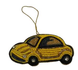 Décoration de rétroviseur de voiture Zari faite à la main de qualité supérieure – Accessoire automobile décoratif pour cadeaux de fêtes, de l'Aïd et de Diwali (vente en gros) - Product Image 1