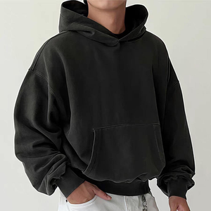 เสื้อฮู้ดดี้ปักโลโก้ตามสั่ง คุณภาพสูง ผ้าฝ้าย 100% หนัก 450-500 แกรม ทรงโอเวอร์ไซส์ - Product Image 6