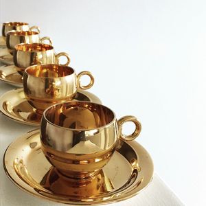 Royal Handmade <b>Copper</b> Tea <b>Cup</b> and Saucer Set Hammered Finish Coffee Mug for Luxury Dining and Kitchen Decor - Product Image 6