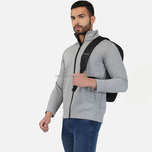 Nardon Apparel OEM Invierno Zip up Stand Collar Bordado personalizado Logo Bolsillo - Product Image 1