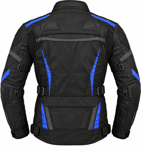 Chaqueta de Motociclista para Hombre, Marca Triarrow Supplies, para Otoño, Impermeable, con Tela Cordura, Protección Acolchada en Codo y Espalda - Product Image 2