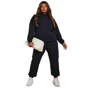 Women <b>Pink</b> Solid Hooded <b>Tracksuit</b> Set Full Sleeve Casual Sportswear Joggers With Pockets Regular Fit All Seasons - Product Image 5