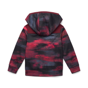 Sweat à capuche mi-zippé imprimé camouflage pour enfants, doublé polaire, pull décontracté pour garçons et filles, sweat à capuche technique en polaire Active Hoodie - Product Image 5