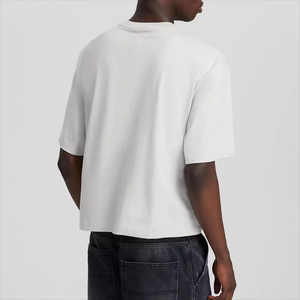 Camiseta Lisa Extra Grande Premium para Hombre, de Algodón, Corte Holgado, Transpirable, Informal, de Manga Corta, para Verano, Cómoda - Product Image 2