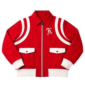 Veste en laine rouge Kappa Alpha Psi, vêtements de fraternité grecque, coupe classique ajustée pour une chaleur, un style et une durabilité supérieurs - Product Image 4