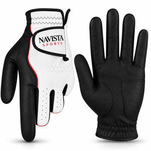 Guantes de Golf NAVISTA SPORTS NS-6500 de Piel Sintética Personalizados de Última Generación con Cierre de Gancho y Bucle, Impresión de Silicona, Suaves, de Primera Calidad, Unisex - Product Image 5