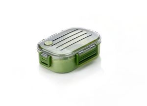 Lonchera Rectangular de Plástico con Tapa, Apilable, Libre de BPA, a Prueba de Fugas, 2 Compartimentos, de un Solo Nivel, para Niños, Tamaño M - Product Image 6