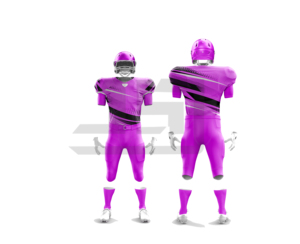 Football Américain : Bataille Violette, Équipes, Jeu Stratégique, Impression de Logo Frontal Grande Taille, Grands Moments et Action Palpitante le Jour du Match - Product Image 1