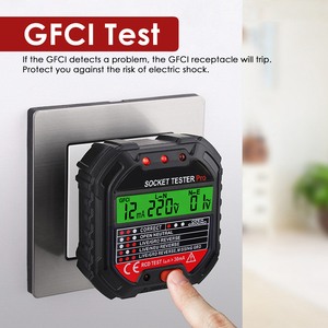 Testeur de Prises en Gros - Analyseur de Circuits de Prises avec Indicateurs LED pour la Maison et les Électriciens |   Personnalisation OEM disponible - Product Image 2