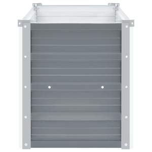 Acier galvanisé 39.4 "x 15.7" x 17.7 "Lit surélevé de jardin en gris Fournitures de jardin - Product Image 4