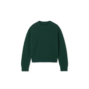 Pull tricoté oversize à épaules tombantes personnalisé pour femme, style streetwear, fournisseur en gros de marques privées - Product Image 4