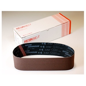 Bande abrasive innovante Riken Corundum du Japon, modèle Riken-Belt, haute dureté pour le ponçage du bois et du métal, longueur 915 mm - Product Image 1