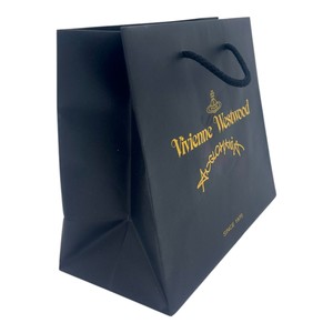 Logotipo de bolsa de compras y negocios de papel ecológico de lujo con revestimiento negro grande personalizable Promoción de exposición exclusiva Vietnam - Product Image 1
