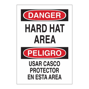 Panneau de signalisation bilingue « Danger » pour zones de chantier et sites industriels - Product Image 3