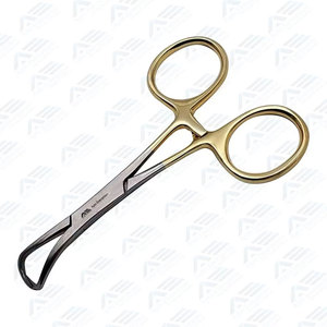 Pinzas hemostáticas para sujetar toallas de pelo, instrumentos médicos rectos, tijeras de pesca de acero inoxidable con bloqueo de codo, pinzas. - Product Image 6