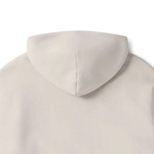 Sweat-shirt à capuche sans cordon en coton lourd 400 g/m² de haute qualité, personnalisable, streetwear homme, logo OEM, sweat-shirt surdimensionné personnalisé - Product Image 6