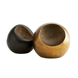 Ensemble de sculptures modernes abstraites texturées en aluminium, figurines faites à la main, ornements décoratifs, décoration intérieure, objets pour bureau et étagères - Product Image 1