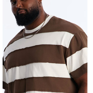 OEM/ODM 100% Cotton Knitted Fleece for T-shirt for Men Loose Fit Custom DTF Printed <b>logo</b> Quick Dry Breathable Plus Size - Product Image 4