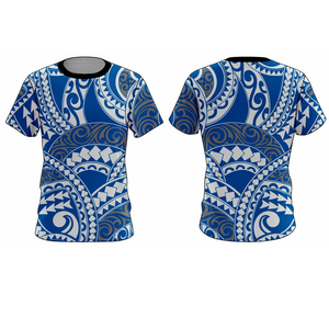 Nouveauté 2026 : T-shirts Polynésiens Personnalisés pour Hommes, Impression par Sublimation, Haute Qualité, Vente en Gros - Product Image 2