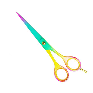 กรรไกรตัดผมคุณภาพสูง หลายสี ใบมีดคมทนทาน พร้อมตัวลดเสียง - Product Image 2