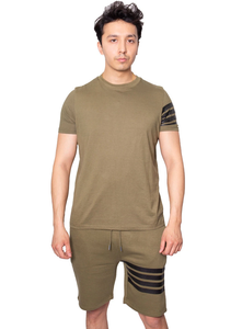 Ensemble de survêtement personnalisé pour homme : T-shirt et short d'été (2 pièces) - Product Image 2