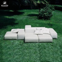 Sofás Modulares Nórdicos para Vestíbulos de Hoteles, Salas de Estar, Salas de Exhibición, Sofás Modernos Minimalistas de Alta Gama Hechos a Medida para Apartamentos