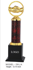 • Custom corporate <b>trophy</b> with personalized <b>engraving</b>. - Product Image 6