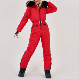 Combinaisons de ski pour femmes, style streetwear, imperméables 3000M, légères, softshell, pour la pluie et la neige, design à panneaux - Product Image 1