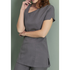 Vente en gros d'uniformes de salon de beauté personnalisés, tunique 2 pièces, uniforme d'esthéticienne, uniforme de salon de manucure, uniforme de spa pour femmes - Product Image 2