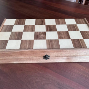 ILAHI's Eco-Friendly Rustic Polished Rectangle <b>Chess</b> <b>Board</b> Game 100% Handmade Pure Wood Animal/Love Style Customized Size <b>Chess</b> - Product Image 1