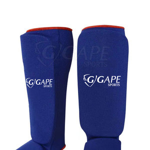 <b>Hook</b> Loop Closure Elasticated Shin Insteps Football <b>Game</b> Professional Protection Lightweight Breathable Stretch Non-Slip - Product Image 6