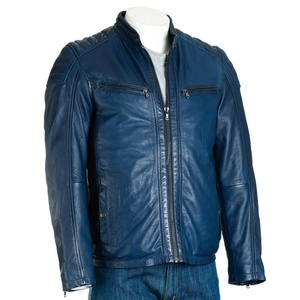 <b>Top</b> Trending Men's Pure <b>Leather</b> Jacket Custom Design Casual Style Zipper <b>High</b> Quality New Winter Collection Custom Size Options - Product Image 1