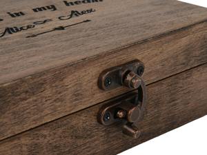 Caja de Madera Minimalista con Grabado Láser Personalizado, Caja de Madera Moderna con Grabado Láser, Caja para Joyas, Caja de Almacenamiento, Accesorio Decorativo al por Mayor - Product Image 4
