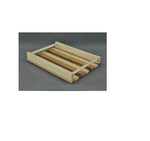 Plateau de service en bois multifonction grande capacité pour servir plusieurs assiettes, verres, bols et couverts en toute sécurité - Product Image 1