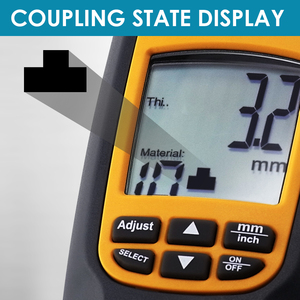 Medidor de Espesor Ultrasónico Digital 1.2-220mm |   Probador de Metales LCD para Medición de Tubos y Placas de Acero, Aluminio y Cobre (OEM) - Product Image 5