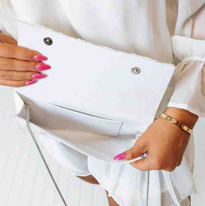 Sac à main bohème vintage luxueux MULTI CRAFT pour femmes, richement brodé, orné de perles, design personnalisable, impression en typographie - Product Image 6