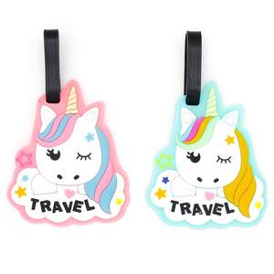 Étiquette de bagage personnalisée en cuir PU pour avion, avec logo gaufré et imprimé, design élégant - Product Image 4