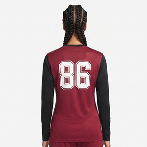 Ropa Deportiva para Mujer, Jersey de Fútbol de Manga Larga con Cuello Redondo, Diseño Personalizado, Fabricante de Jerseys de Fútbol para Mujer - Product Image 2