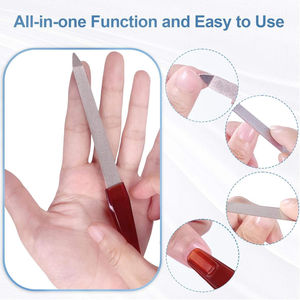 Prix de gros KAAMIR INSTRUMENTS Lime à ongles double face personnalisable avec logo, grain 100, réutilisable, durable, professionnelle pour salon - Product Image 6