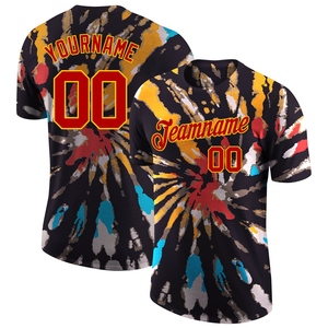 Wholesale Direct Manufacturing Industry Custom Black <b>Red</b> 3D Pattern Design Dripping Splatter Art Performance 100% Polyester - Product Image 3