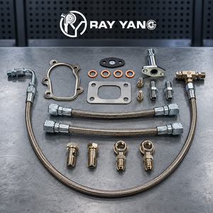 Nouveau kit d'installation de tuyauterie de turbocompresseur RY TURBO T25 pour les grossistes en pièces automobiles - Product Image 1