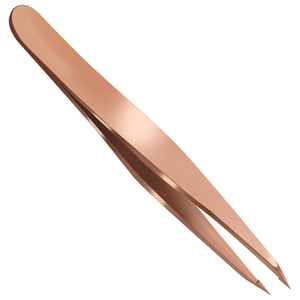 Pince à épiler de précision à pointe fine de qualité supérieure, en acier inoxydable, pour extensions de cils - Product Image 1