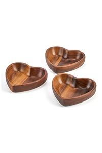 Tazón de Madera para Servir, Estilo Americano, Hecho a Mano, Madera Natural, Ecológico, Rústico, para Cocina, Comedor, Vajilla - Product Image 2