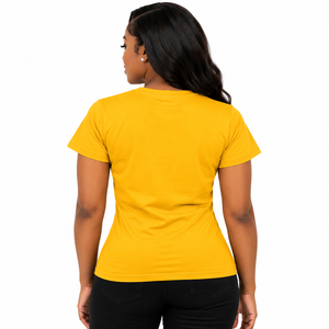 Camiseta Informal de Moda para Mujer KDP, Manga Corta, Cuello Redondo, Estampado Sorority, Tela de Algodón Transpirable, Cómoda, para Verano - Product Image 2