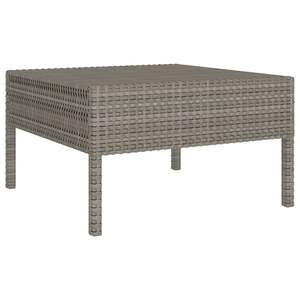 Conjunto de Muebles de Jardín de Ratán PE Gris Estándar y Antracita - Product Image 4