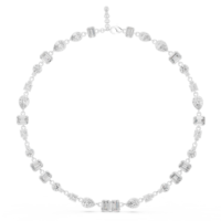Collar con Colgante de Moissanita, Plata 925, Chapado en Oro, Cadena de Eslabones, Corte Brillante, Estilo Clásico, Certificado, Regalo de Lujo para Bodas y Fiestas