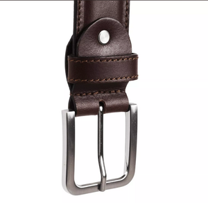 Ceintures en cuir pour hommes, fabriquées en usine, personnalisables, prix de gros, avec boucle, en vente - Product Image 2