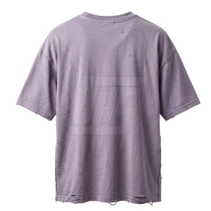 T-shirts délavés surdimensionnés en coton, hauts décontractés streetwear, coupe ample, vêtements de mode estivaux - Product Image 2